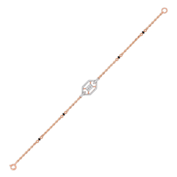 Ananya 18k Rose Gold Diamond Bracelet