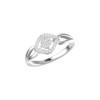 Ananya 18k White Gold Diamond Ring