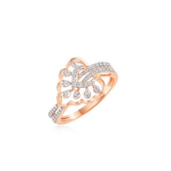 Ananya 18k Rose Gold Diamond Ring