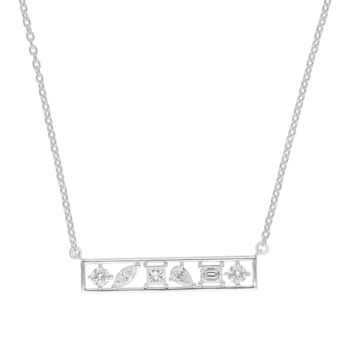 Aerial 18k White Gold Necklace