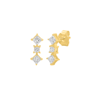 Aerial 18k Yellow Gold Earrings