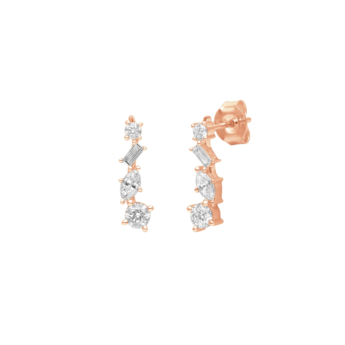 Aerial 18k Rose Gold Earrings