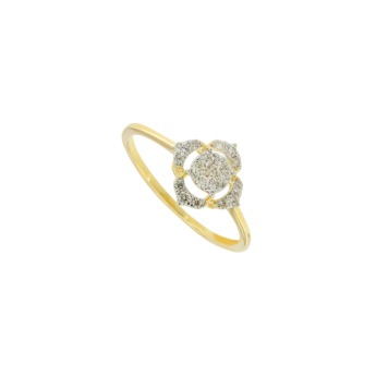 Baguette Frasera 18K Yellow Gold Diamond Ring