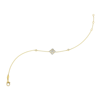 Baguette Frasera 18K Yellow Gold Diamond Bracelet