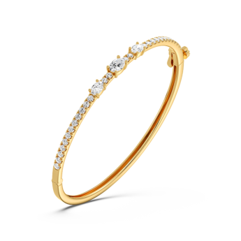 Gaia Luxe 1 Carat Lab Grown Diamond Bracelet in 18k Yellow Gold