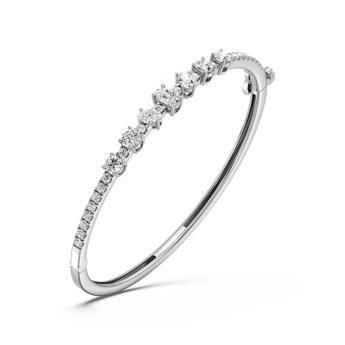 Gaia Luxe 2 Carat Lab Grown Diamond Bracelet in 18k White Gold