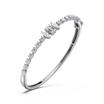 Gaia Luxe 3 Carat Lab Grown Diamond Bracelet in 18k White Gold