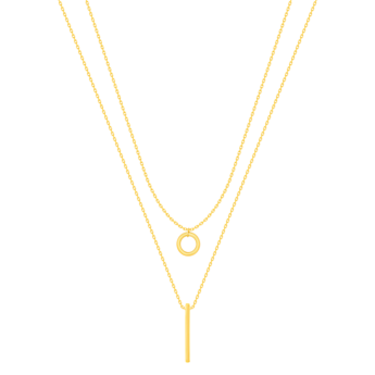 Classico Flame 18k Yellow Gold Necklace