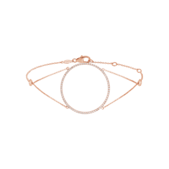 Djula Graphique Diamond Big Circle Bracelet in 18K Gold