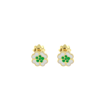 DC Baby Bella 18K Yellow Gold Earrings
