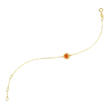 سوار دي سي بيبي من الذهب الأصفر عيار 18K