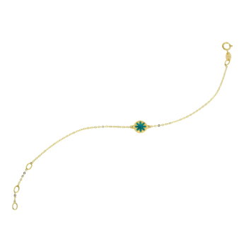 سوار دي سي بيبي من الذهب الأصفر عيار 18K