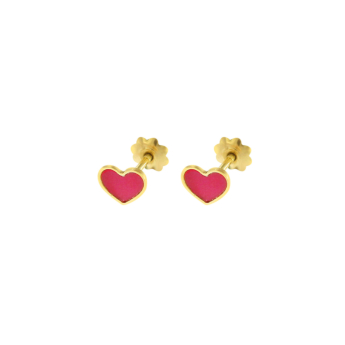 DC Baby 18K Yellow Gold Earrings