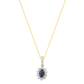 Diana 18k Yellow Gold Diamond Pendant