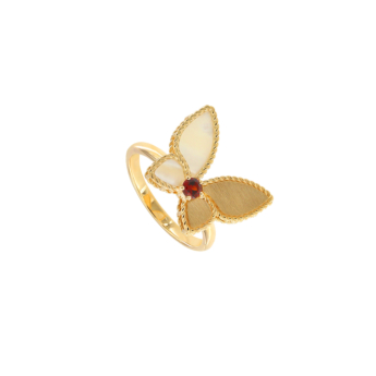 خاتم فرفشة بيتالي ديل ماري من الذهب الوردي عيار 18 قيراط