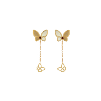 Farfasha Petali del Mare 18k Rose Gold Earrings