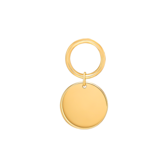 Galeria Disc 18k Yellow Gold Earrings