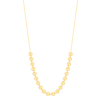Galeria Disc 18k Yellow Gold Necklace