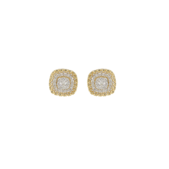 Heart To Heart 18K Yellow Gold Earrings