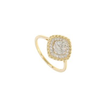 Heart To Heart 18K Yellow Gold Ring