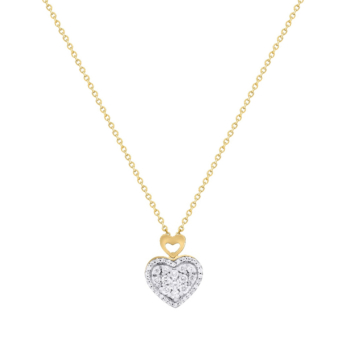 Heart To Heart 18K Yellow Gold Necklace