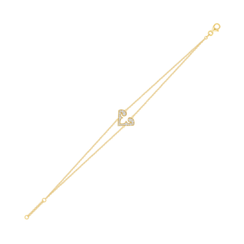 Lace Arabesque 18k Yellow Gold Diamond Bracelet