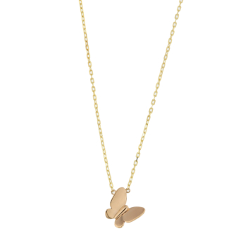 La Nature Canna 18k Gold Necklace