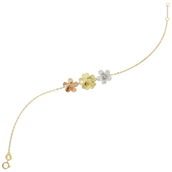 La Nature Canna 18k Gold Bracelet
