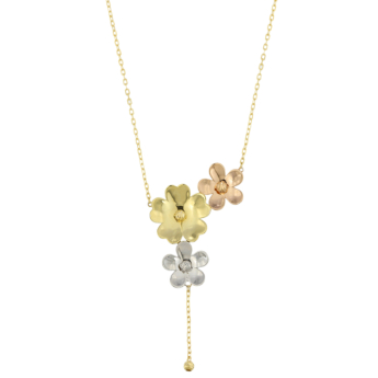 La Nature Canna 18k Gold Necklace