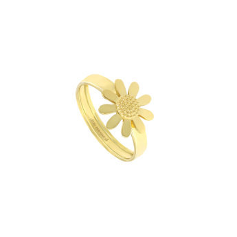 Lanature Daisy 18K Yellow Gold Ring
