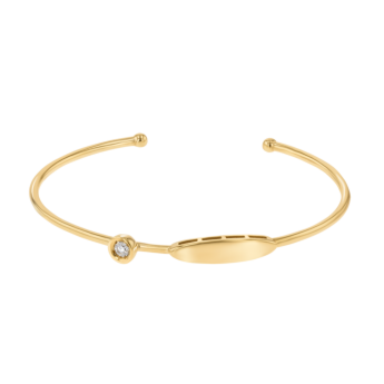 Children's Jewellery Ara Diamond April Birthstone Bangle                 