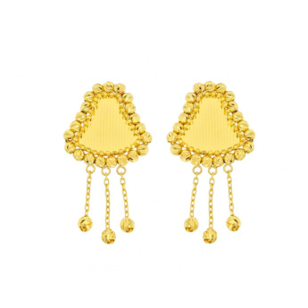 Mirage 21K Yellow Gold Earring