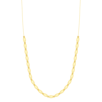 Prisma Oval Necklace in 18K Gold