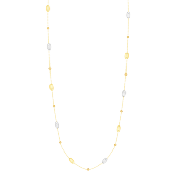 Prisma Oval Necklace in 18K Gold