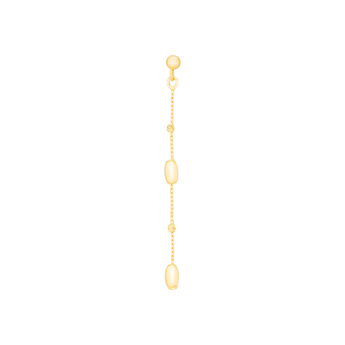 Prisma Oval Earring in 18K Gold