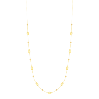 Prisma Oval Necklace in 18K Gold