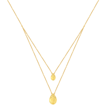 Moda Diamante 18k Yellow Gold Necklace