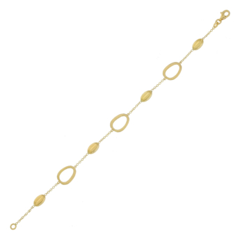 Moda Elegance 18k Yellow Gold Bracelet