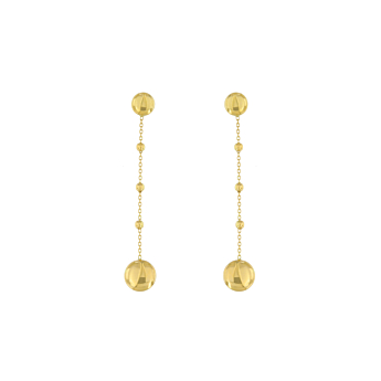 Moda Elegance 18k Yellow Gold Earrings