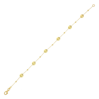 Moda Elegance 18k Yellow Gold Bracelet