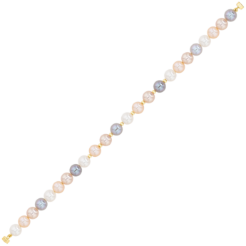 سوار كيكو مينيمال من الذهب عيار 18 قيراط واللؤلؤ