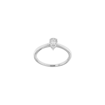 OneSixEight Drops 18k White Gold Diamond Ring