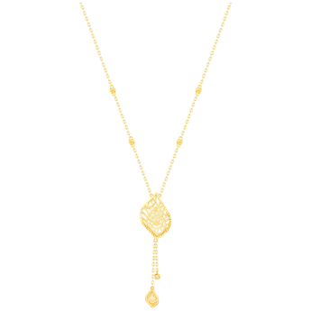 Paradise Light Weight Necklace In 18K Yellow Gold