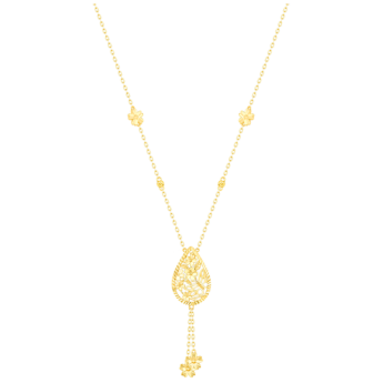 Paradise Light Weight Necklace In 18K Yellow Gold