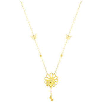 Paradise Light Weight Necklace In 18K Yellow Gold
