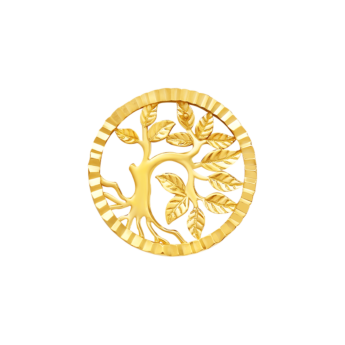 Paradise Light Weight Earring In 18K Yellow Gold