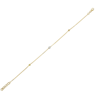 Prisma Cubes 18K Yellow & White Gold Bracelet