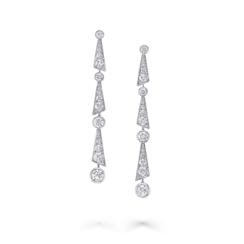 Graff New Dawn Diamond Mini Line Earrings