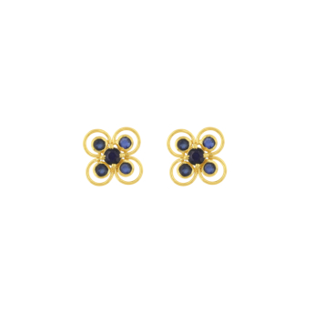 Rangoli 22k Yellow Gold Earrings