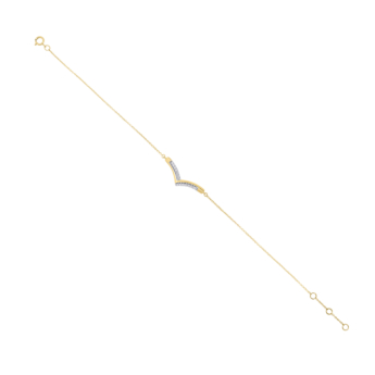 Youth Peak 18k Yellow Gold Diamond Bracelet